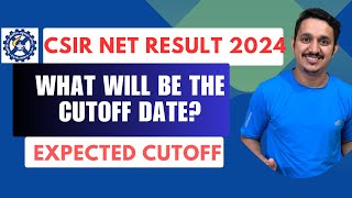 CSIR NET RESULT 2024  CSIR NET JUNE CUTOFF  EXPECTED DATE OF CSIR NET CUTOFF 2024  CHEMISTRY [upl. by Christal]