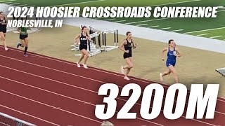 2024 Hoosier Crossroads Conference  Girls 3200M  Elizabeth Butler [upl. by Thilda]