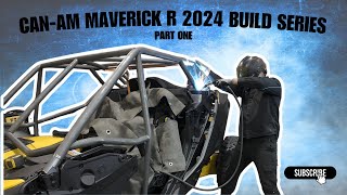 How to Weld CanAm Maverick R Roll Cage [upl. by Esilenna]