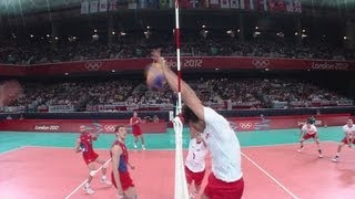 Mens Volleyball QuarterFinals  POL v RUS  London 2012 Olympics [upl. by Nameloc980]