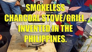 Smokeless Charcoal Stove amp Grill Invented in the Philippines [upl. by Akeylah]