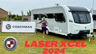 NEW Coachman Laser Xcel Caravan Range 2024  First Look and New Model [upl. by Eelac]