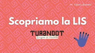 Scopriamo la LIS  Turandot Enigmi al museo  Opera domani XXVIII [upl. by Paynter281]