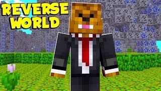 MY SECRET REVERSE MINECRAFT WORLD  WHAT IS HAPPENING  JeromeASF [upl. by Ailekat]