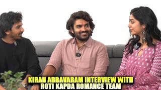 Kiran Abbavaram Interview With Roti Kapda Romance Team  Sandeep Saroj  Megha Lekha  Silver Screen [upl. by Allain]