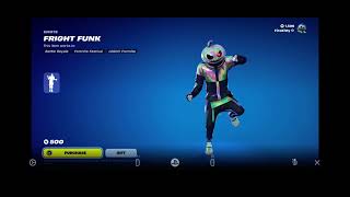 FRIGHT FUNK Halloween Music Emote Fortnite [upl. by Aihsercal]