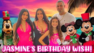 CELEBRATING JASMINES SWEET 16TH BIRTHDAY ON THE DISNEY WISH CRUISEEMOTIONAL🥹💖 [upl. by Pietro]