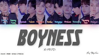 X1 엑스원  소년미 少年美 Boyness X1 Ver Color Coded HanRomEng Lyrics가사 [upl. by Loginov]