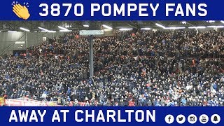 3870 Pompey fans make the trip to Charlton [upl. by Feune]