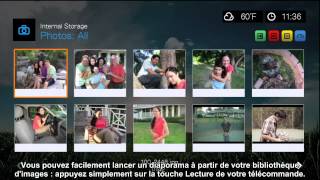 WD TV Live Hub Personal Media Playback video French [upl. by Dnomra]