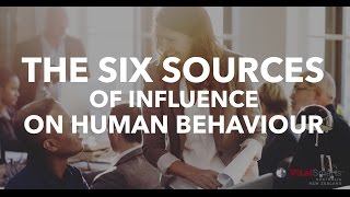 The Six Sources of Influence on Human Behaviour [upl. by Daphene]