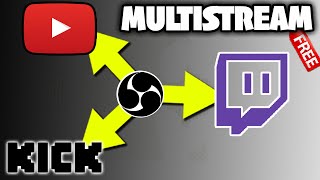 Multi Stream With OBS FREE [upl. by Adallard]