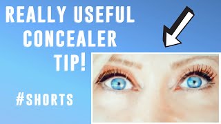 Concealer Trick For Mature Eyes shorts [upl. by Marjy]