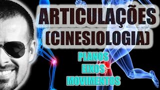 Planos Eixos e Movimentos nas articulações  Cinesiologia  Anatomia Humana  VideoAula 039 [upl. by Garrett]