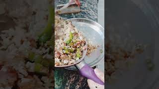 Vegetable fried rice recipe Friend rice at home in 5 minute food testyfish cooking [upl. by Skilken]