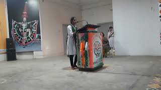 JNVMohindergarhhindi poem recited by migration girlon the ocassion of matribhasha diwas [upl. by Solorac90]