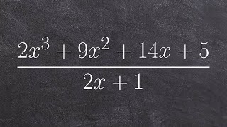 Dividing two polynomials using long division algorithm [upl. by Ydarg]