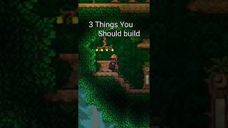 3 Things You Should Build In Your Terraria World shorts gaming building terraria [upl. by Sudnak]