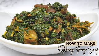 AUTHENTIC EDIKANG IKONG SOUP AKWAIBOM STYLE [upl. by Atoiganap632]