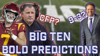 Big Ten BOLD PREDICTIONS for 2024 Season [upl. by Ahsilem686]