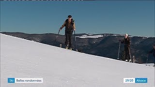 Le ski de randonnée dans les Vosges cest possible [upl. by Wolfgang570]