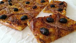 PISSALADIERE con masa de hojaldre [upl. by Ramedlav]