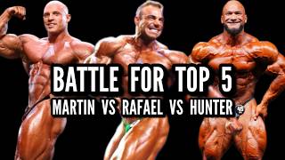 Rafael Brandao VS Hunter Labrada VS Martin Fitzwater Battle For Top 5  Road To The Mr Olympia 24 [upl. by Nosrej142]