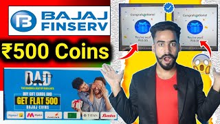 BAJAJ FINSERV ₹500🔥COIN FREE  BAJAJ FINSERV FATHER DAY OFFER  BAJAJ NEW CASHBACK OFFER TODAY [upl. by Ayerim]