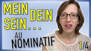 Les pronoms possessifs allemands au NOMINATIF vidéo 14 [upl. by Karina705]