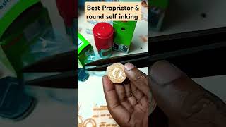 Best Self inking Proprietor amp Round Stamp trodat trending stamps diystamp viralshorts [upl. by Wivinia332]