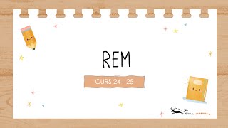 REM 24 25 [upl. by Dlaregztif902]