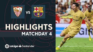 Resumen de Sevilla FC vs FC Barcelona 03 [upl. by Laamaj]