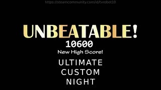 FNAF Ultimate Custom Night 5020 Mode Complete No Powerups [upl. by Ahsineb48]