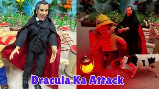 Dracula Attack on Barbie Doll Village  Barbie Doll All Day Routine in Indian Village  Doll house [upl. by Ijan]