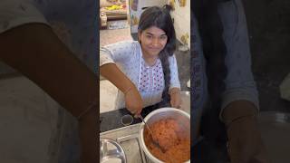 Gajar ka halwa khalo 🤤 vlog trending minivlogs [upl. by Ainatnas]