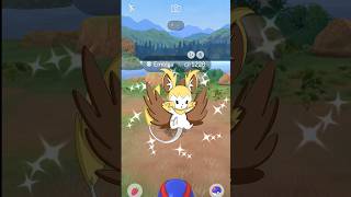 When new debut Shiny Emolga I caught 😳 Pokemon go [upl. by Guthrie]