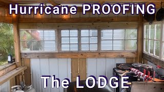 Hurricane Proofing The LODGE NEW WINDOWS castiron cooking hurricane [upl. by Inaniel952]