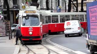 Straßenbahn Wien  Impressionen April 2012 [upl. by Harriet]