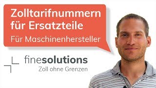 Zolltarifnummern Schweiz für Ersatzteile finesolutionsBlog [upl. by Enom]