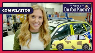 How are different TRANSPORT PARTS made 🚗🚨  Maddies Do You Know 👩 20 MINUTE Compilation [upl. by Ekalb904]