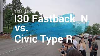 Hyundai I30 Fastback N  DRAG RACE vs TypeR 370Z Golf 6 GTI 206 GTI [upl. by Eyoj]