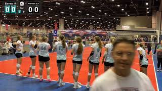 AAU Nationals Orlando  Day 1 3 Elevate 17Nat vs American 171 [upl. by Iatnohs]