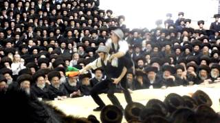 Lubavitcher Bochurem at the Satmar Rebbes Tish Part12 [upl. by Japha]