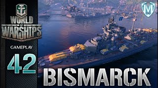 World Of Warships  Bismarck  Gameplay PL 42 [upl. by Nyliret]