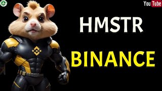 Hamster Kombat HMSTR sur Binance Cest OFFICIEL [upl. by Dorise]