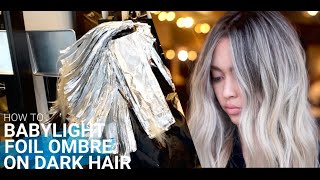 HOW TO DARK TO BLONDE HAIR BABYLIGHT FULL TUTORIAL [upl. by Dov]