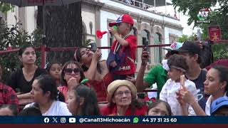 Desfile Cívico Militar en Morelia  2023 [upl. by Adniuqal703]