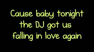 DJ Got Us Falling in Love  Usher Lyrics ft Pitbull [upl. by Maller]