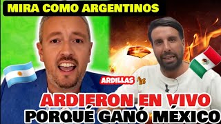 FURIOSOS ARGENTINOS ARDEN DE DOLOR POR EL TRIUNFO DE 🇲🇽MÉXICO VS 🇯🇲JAMAICA [upl. by Orravan]