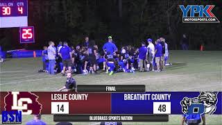 High School Football  Breathitt County Bobcats vs Leslie County Eagles 10132023 [upl. by Stuart]